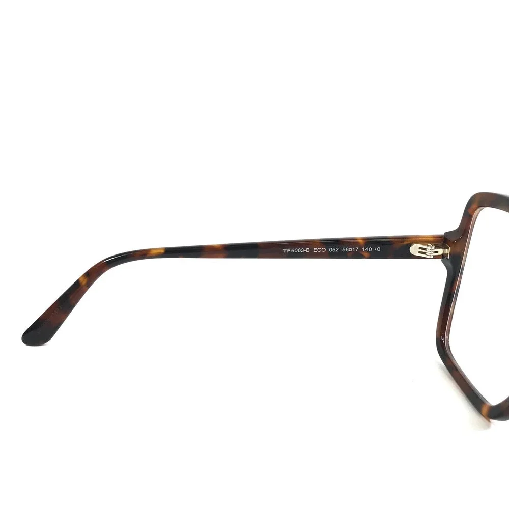 Tom Ford Eyeglasses Frames TF6063-B ECO 052 Tortoise Havana Full Rim 56-17-140